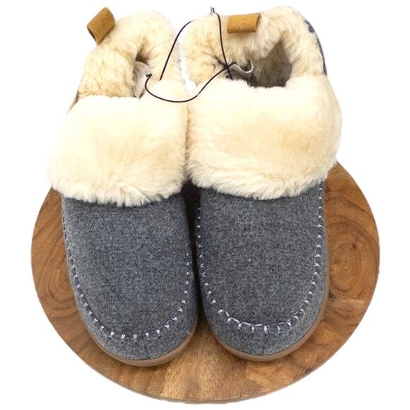 Dearfoams Moritz Energy Return Bootie Slipper Boots Grey Women's Size 8 - Picture 4 of 7